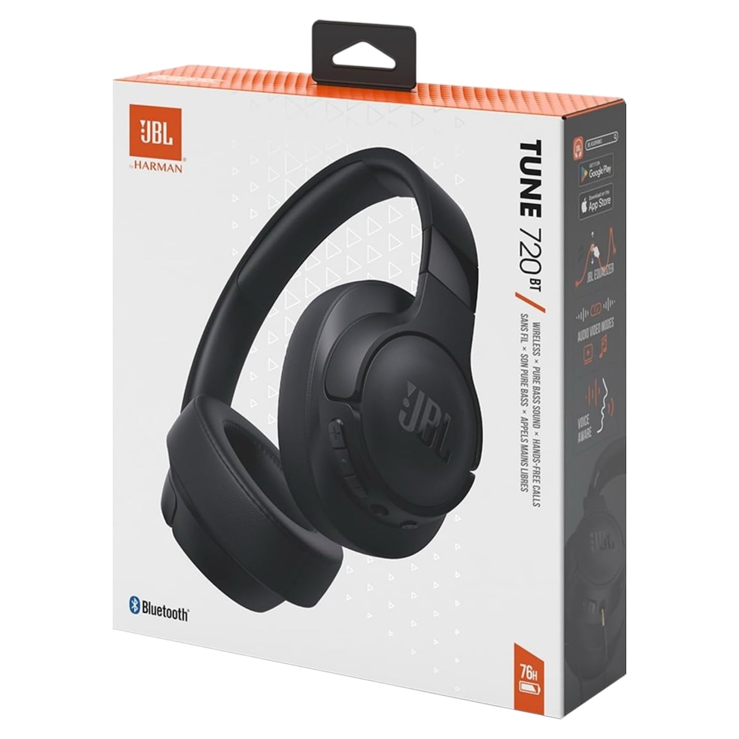 JBL Tune 720BT 76Hour Wireless Bass Headphones