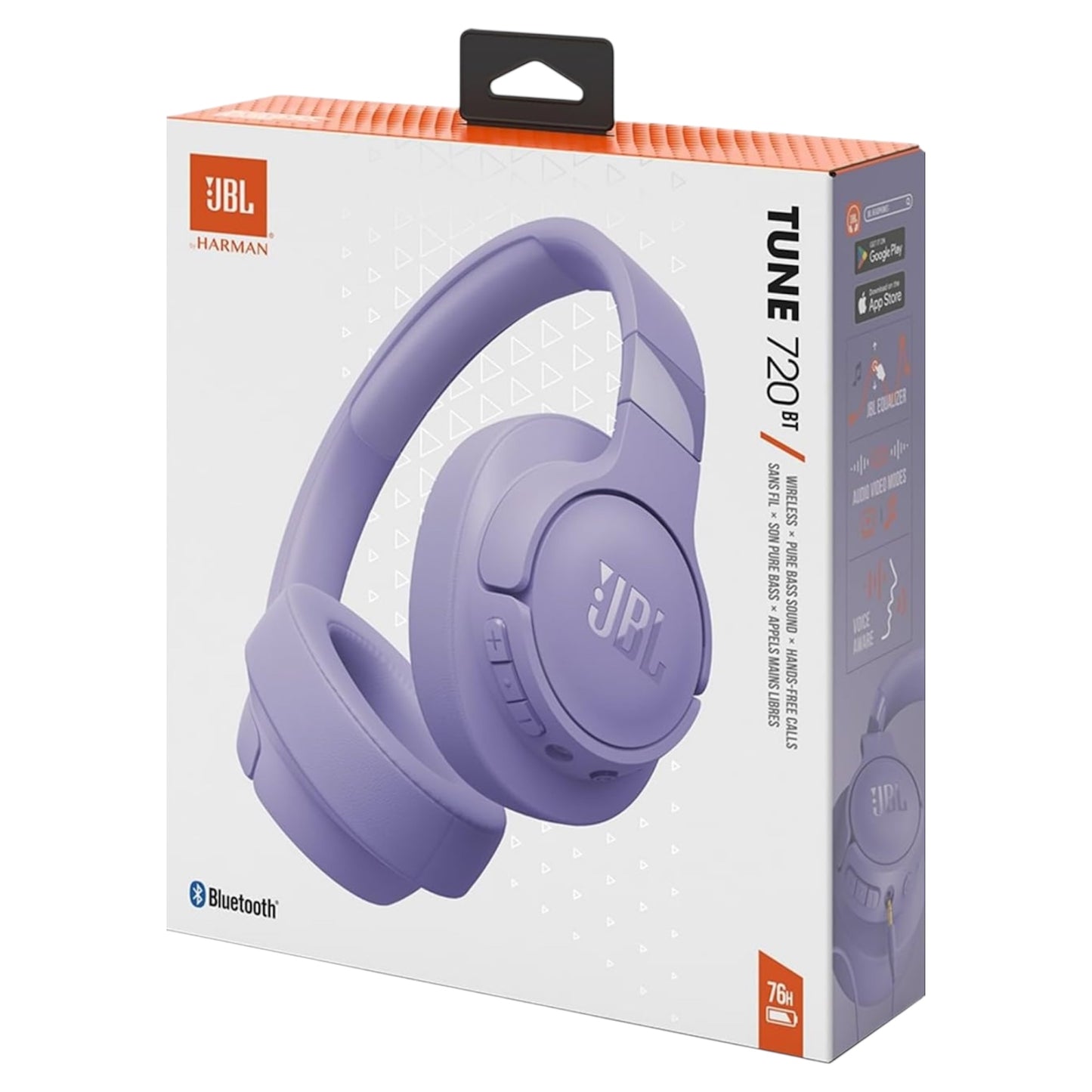 JBL Tune 720BT 76Hour Wireless Bass Headphones