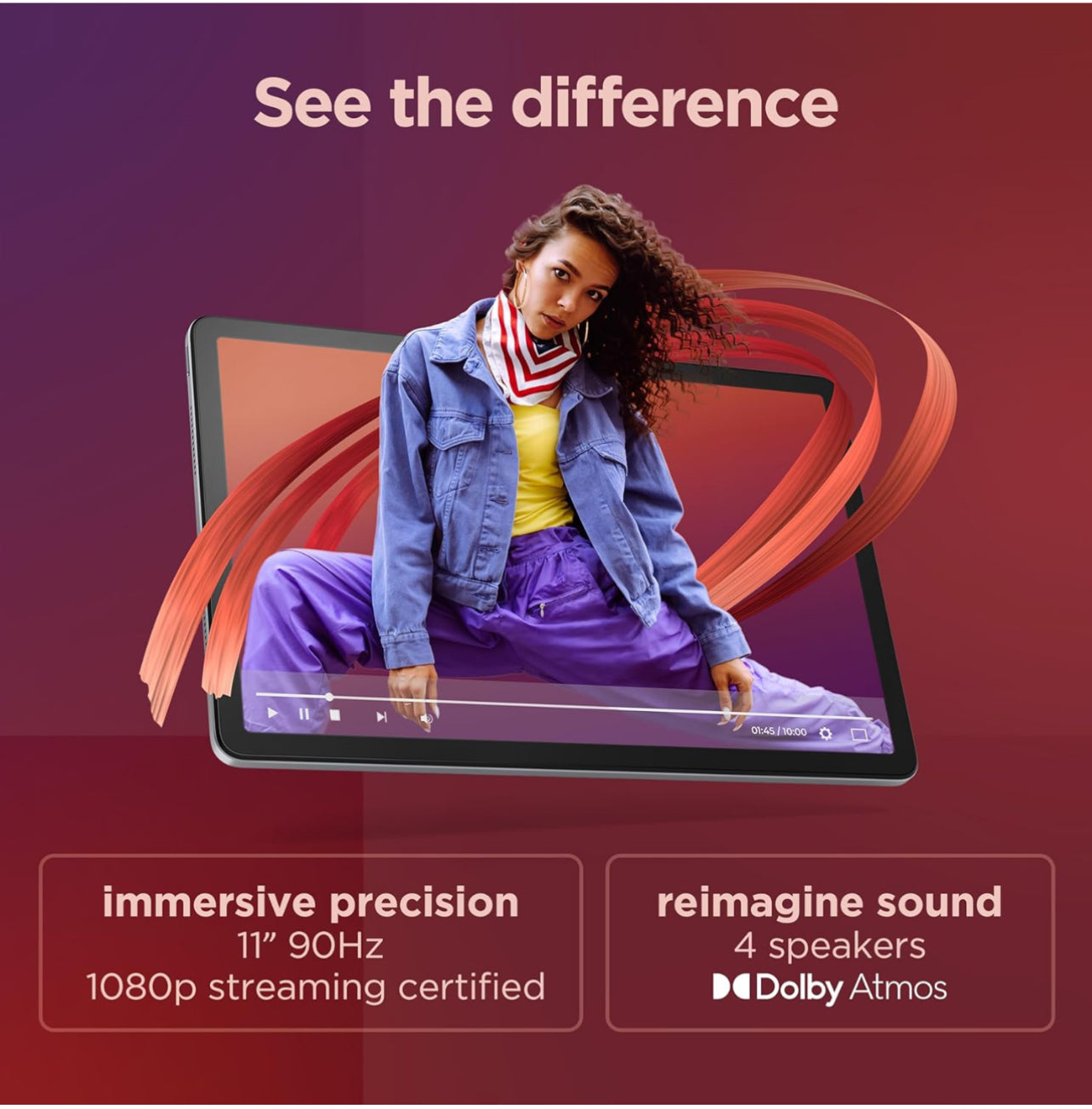 Lenovo Great Tablet M11 Android Full HD 128GB, Pen 4GB, Luna Grey