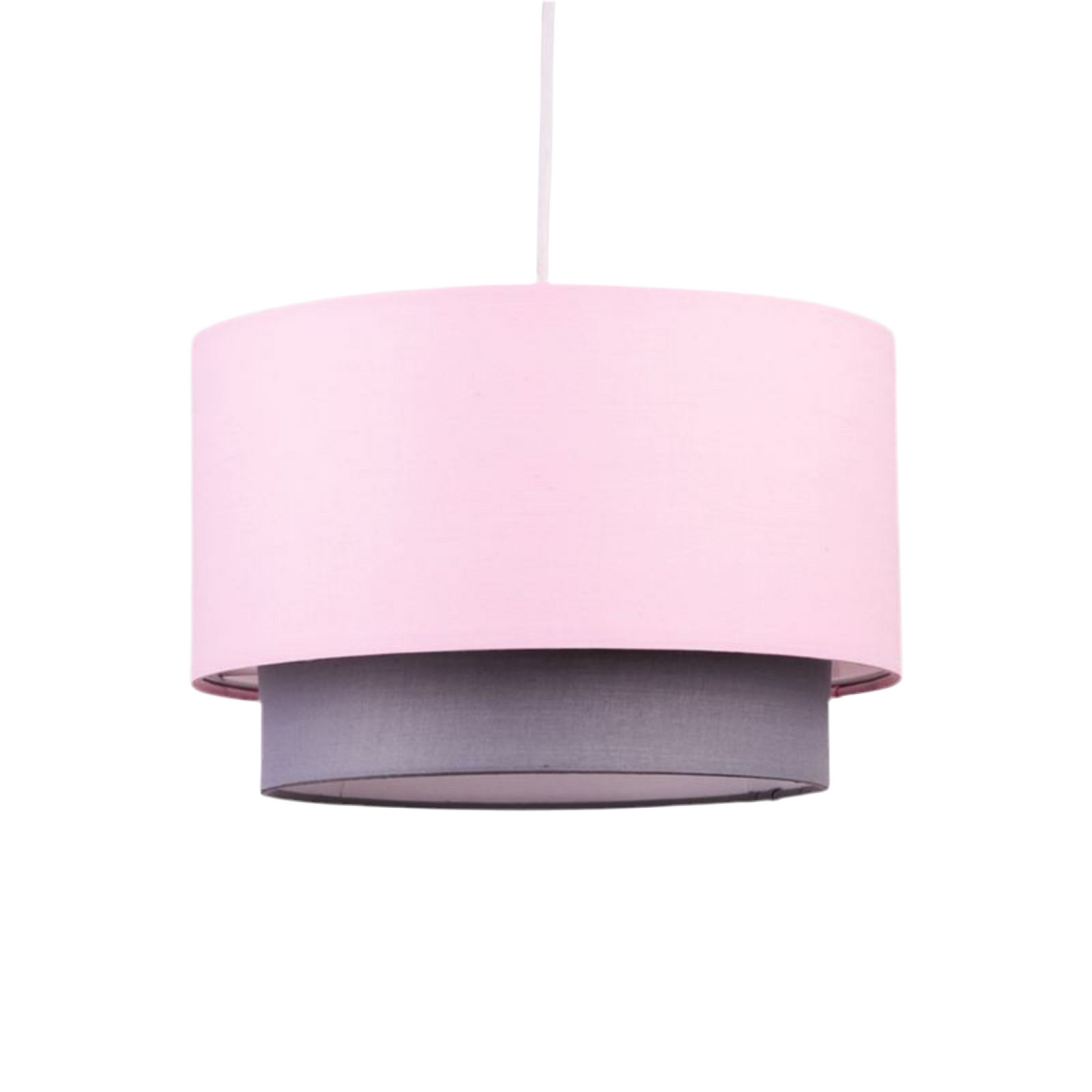 Abat-jour KAlandula en acier rose gris à 2 niveaux