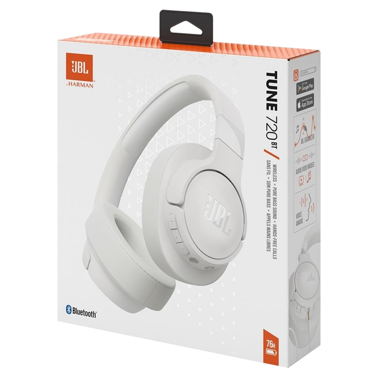 JBL Tune 720BT 76Hour Wireless Bass Headphones
