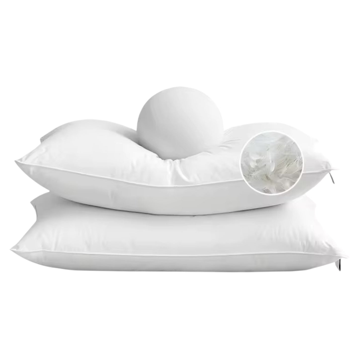 Stripe Hotel Quality Pillows Side Sleeper Bounce Back Bed Pillows