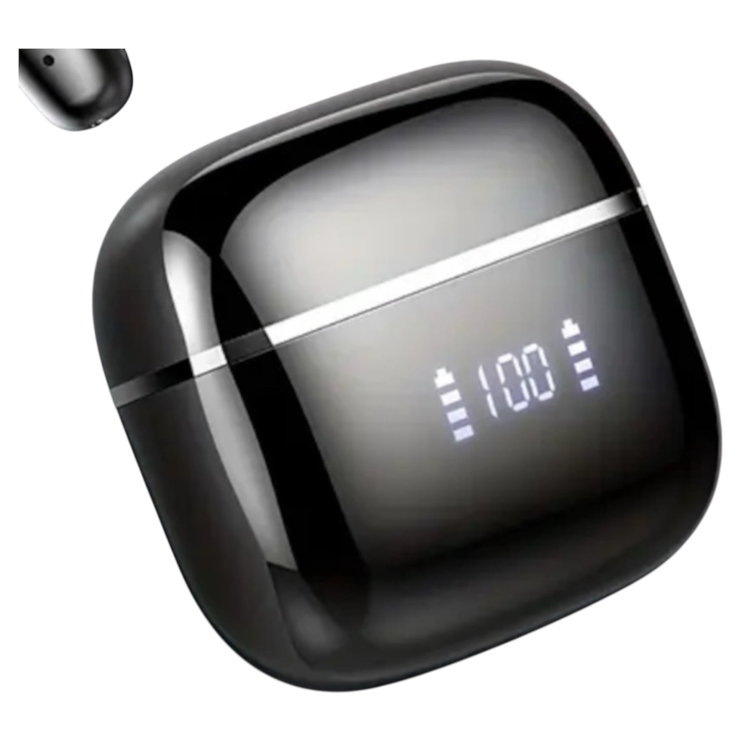 Écouteurs sans fil Kalandula Steel avec écran LED, autonomie de 40 heures