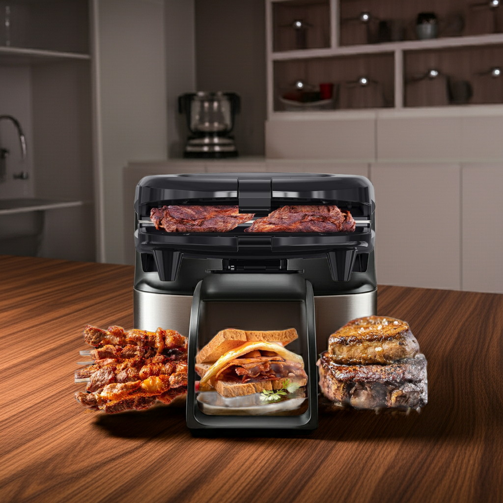 Kalandula steel Snailar 2 Slice Sandwich Toaster