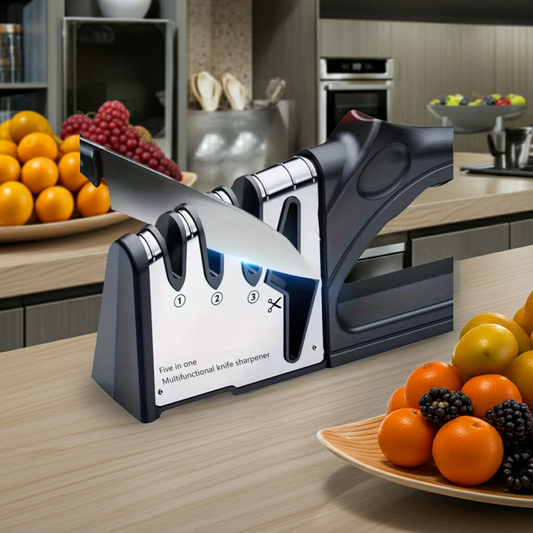 Kalandula steel Knife Sharpener with 4 in 1
