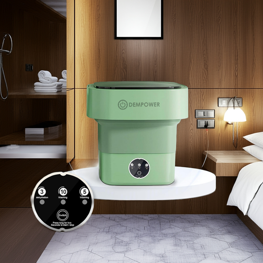 1k Mini Portable Laundry Washing Machine Green