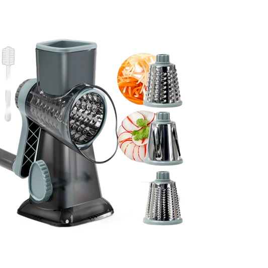 3in1 Rotary Food Slicer Chopper Grater MultiFunction