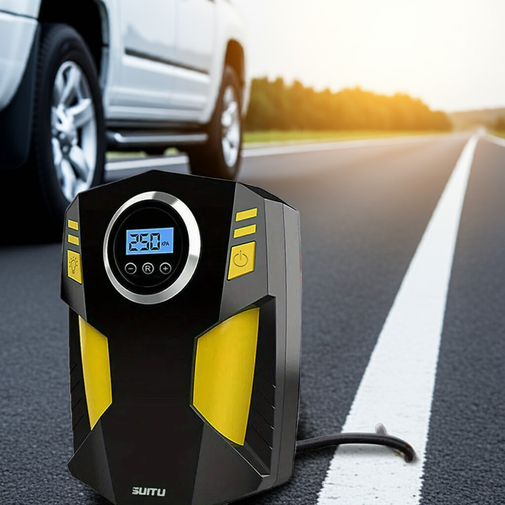 AK Digital Tyre Inflator 150PSI Portable Air Compressor