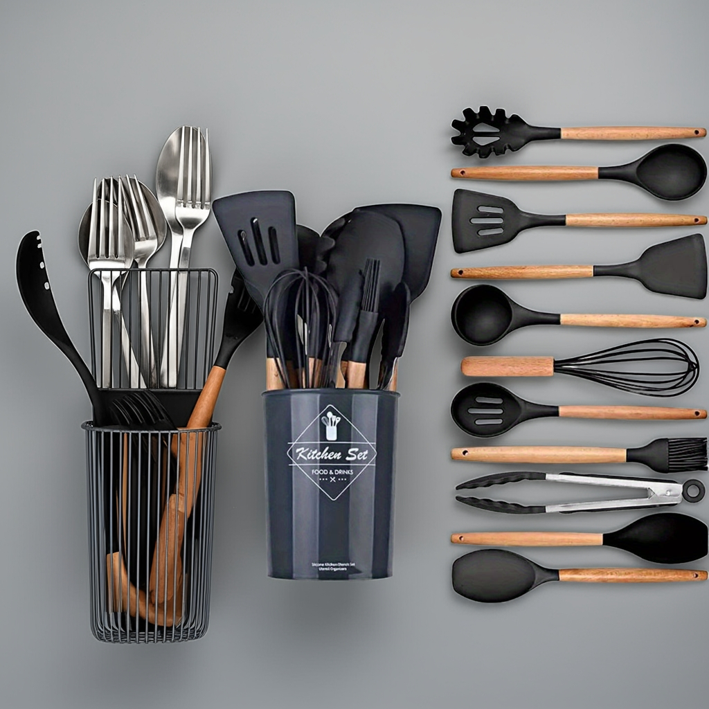 Kalandula Stee Kitchen 12Piece Silicone Utensil Set