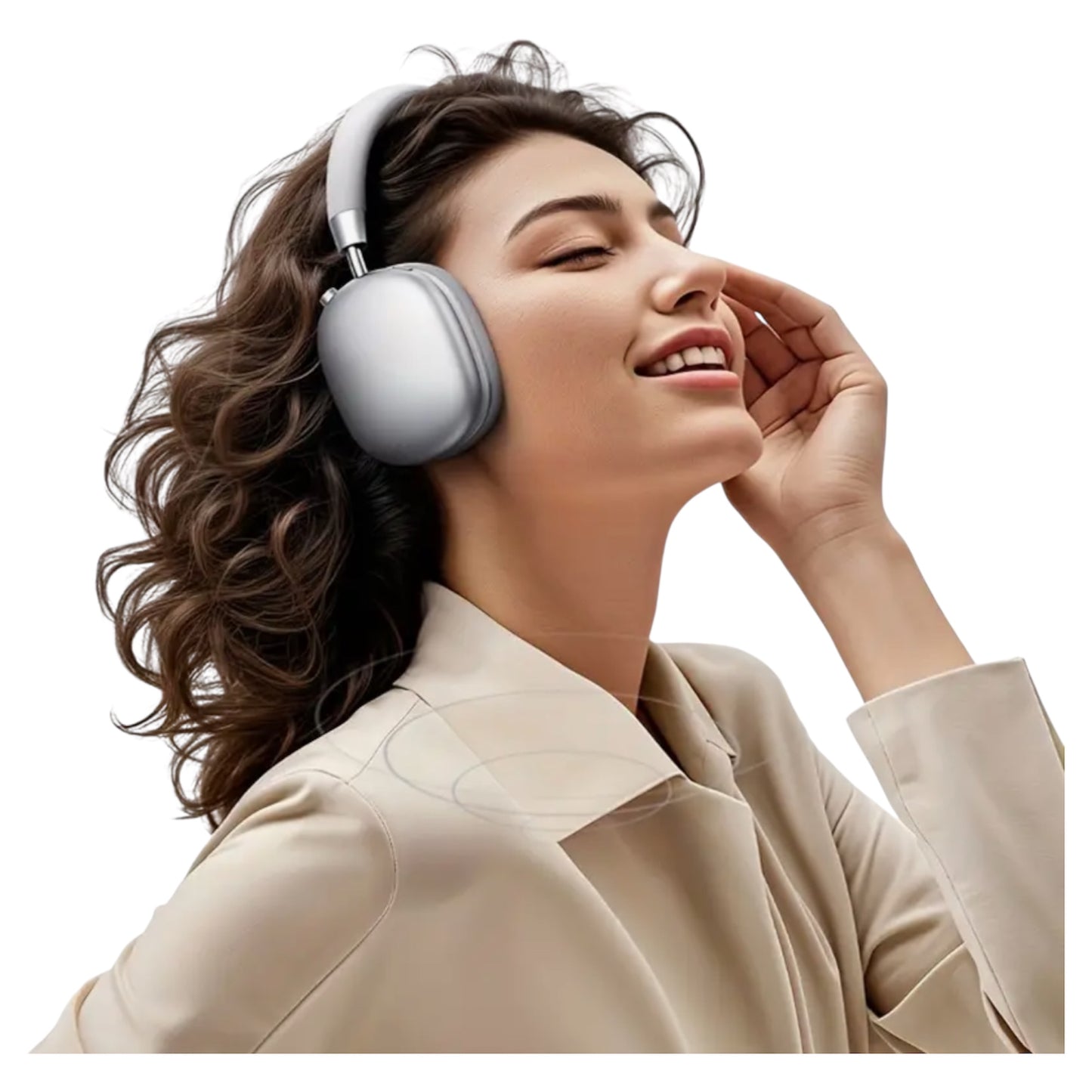Casque HiFi pliable sans fil B45 à réduction de bruit