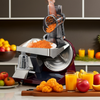 1.3 Kalandula Steel HeavyDuty 3 en 1 Râpe à fromage rotative pour aliments 