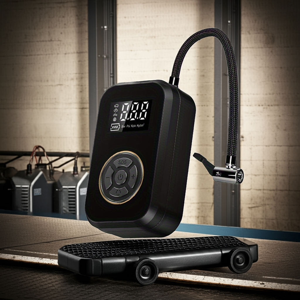 Kalandula steel Rechargeable Portable Air Compressor
