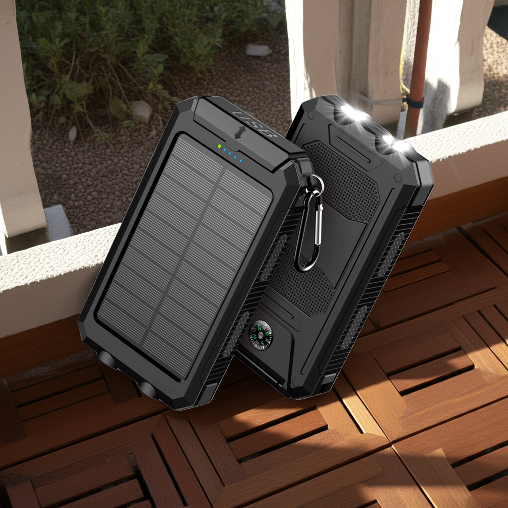 kalandula steel 20000mAh Solar Power Bank