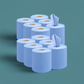 Kalandula Steel 12 pk Strong Absorbent Blue Centrefeed Kitchen Rolls