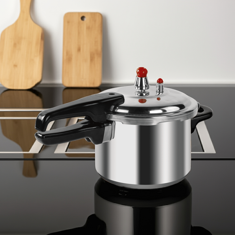 A Kalandula Steel Pressure Cooker for Kitchen & Catering
