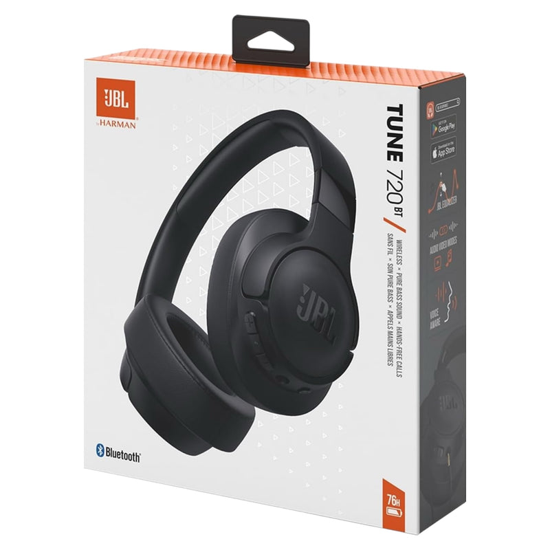 JBL Tune 720BT 76Hour Wireless Bass Headphones