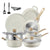 Kalandula steel Pots and Pans Set with Lids 15pcs