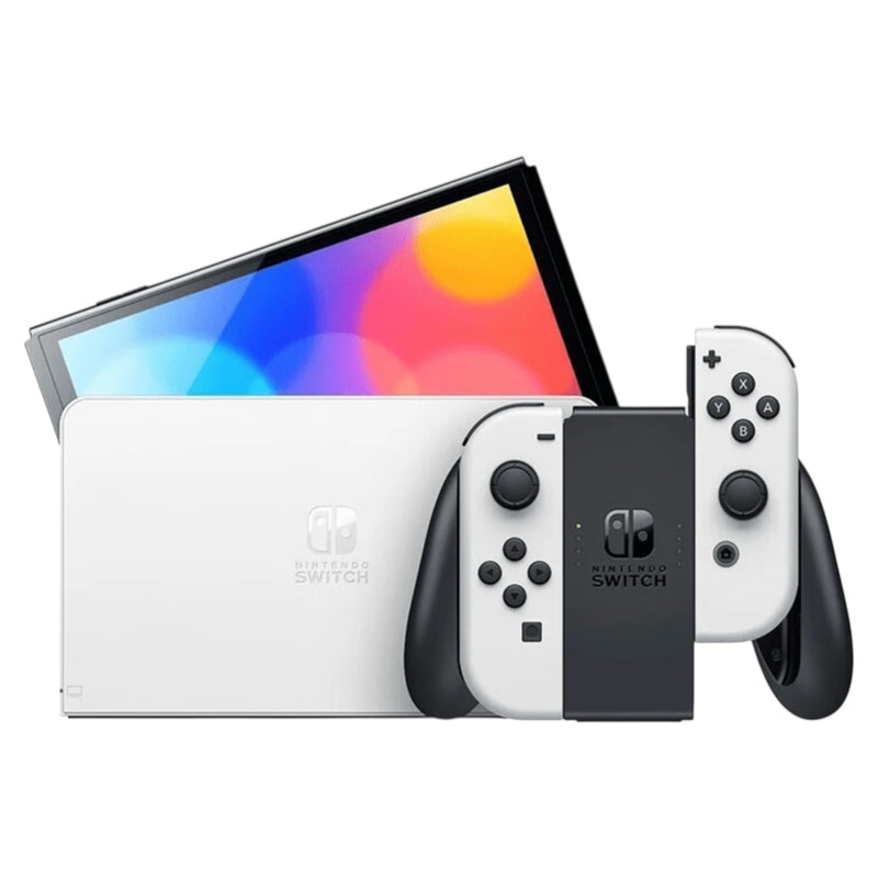 Nintendo Switch OLED White  UK Plug