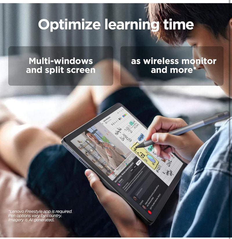 Tablette Lenovo Great M11 Android Full HD 128 Go, stylet 4 Go, gris Luna
