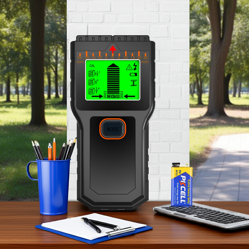 5 in 1 Electric Detector Wall Scanner  Find Studs Metal Wire  More