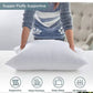 Stripe Hotel Quality Pillows  Side Sleeper Bounce Back Bed Pillows