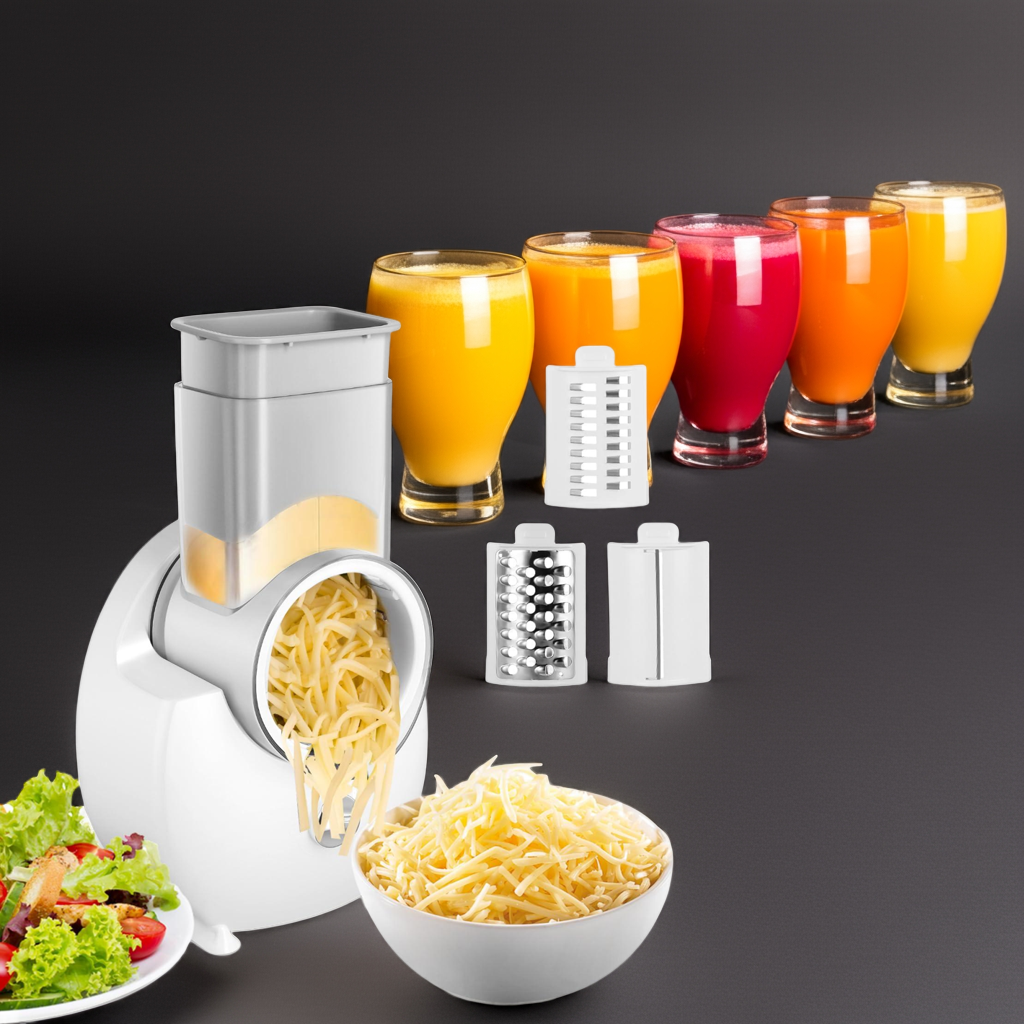 Electric Cheese Grater, Rotary Grater Vegetables & Fruits