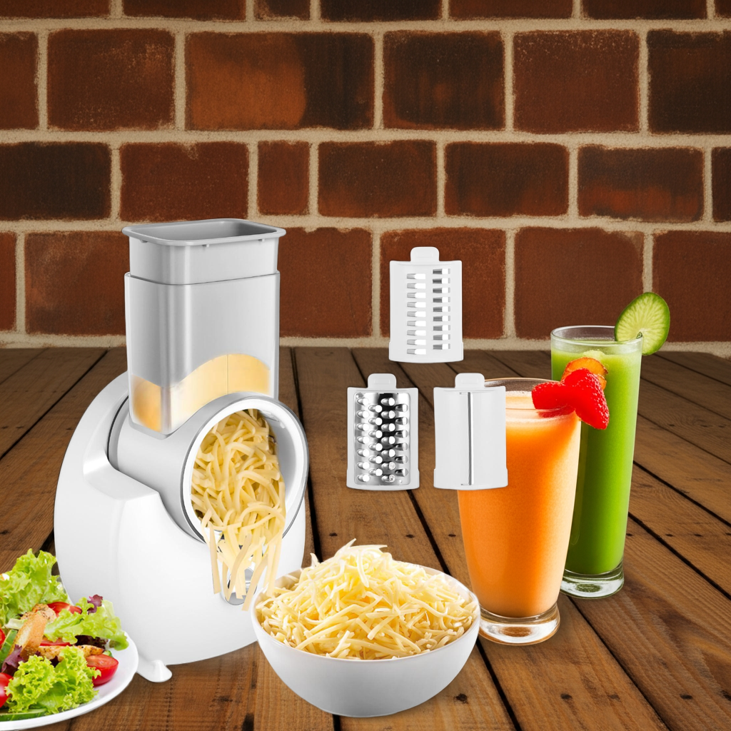 Electric Cheese Grater, Rotary Grater Vegetables & Fruits