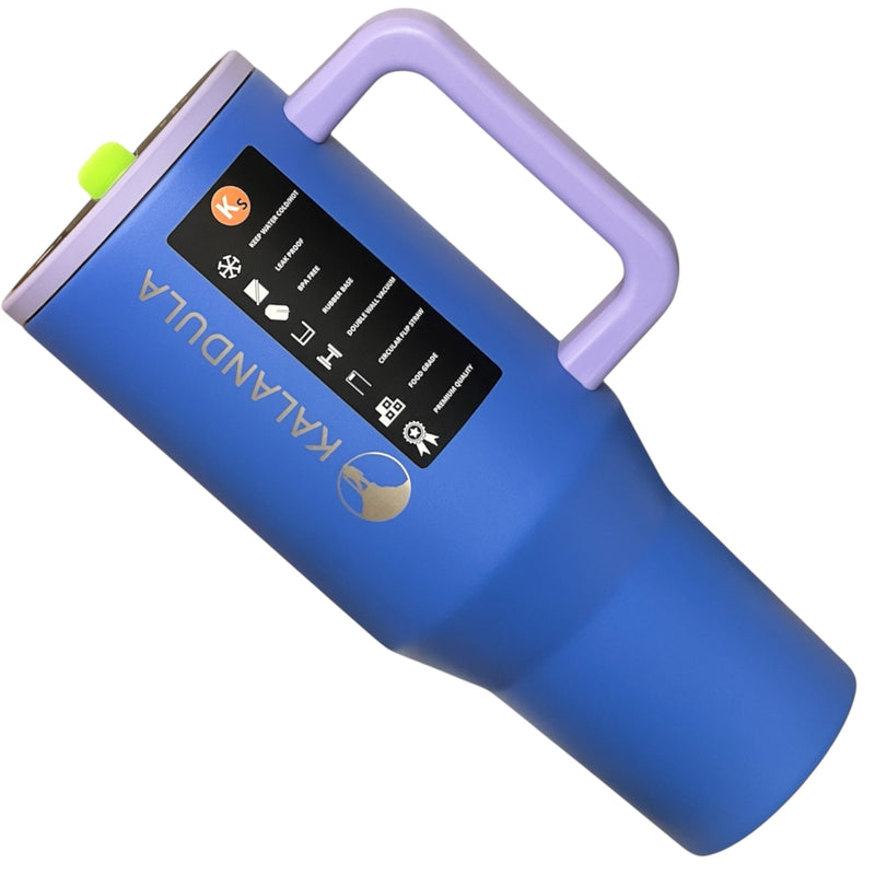 1.3 Kalandula Steel Flip Straw Tumbler 1.2L Leakproof Cup Hot and Cold Drinks