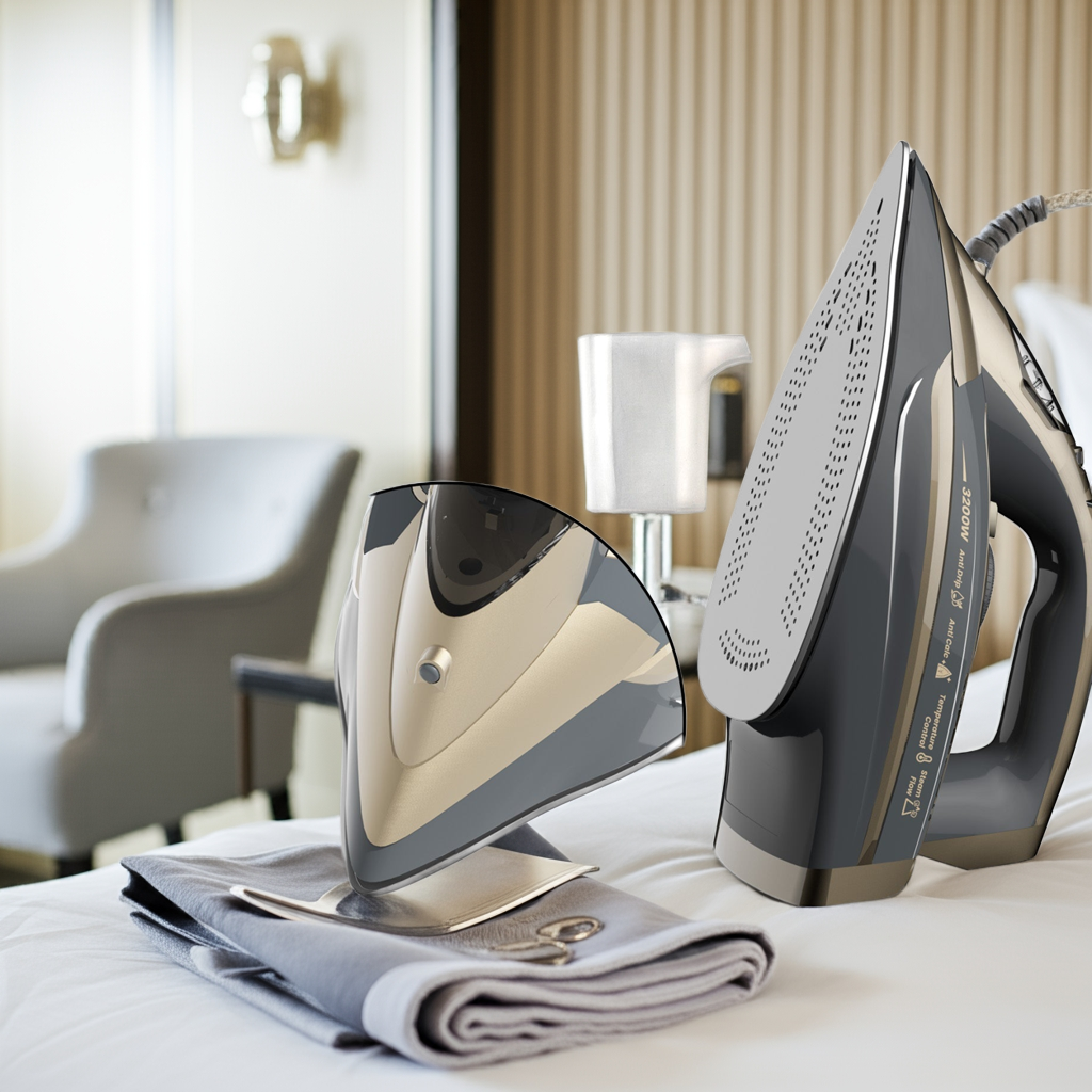 1.3F SUPERLEX 3200W Steam Iron  Powerful Ceramic Soleplate  Auto Shutoff  Fast Heating