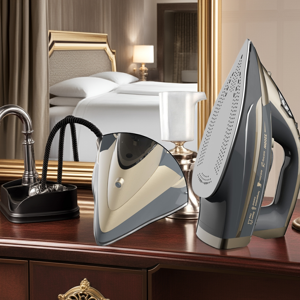1.3F SUPERLEX 3200W Steam Iron  Powerful Ceramic Soleplate  Auto Shutoff  Fast Heating