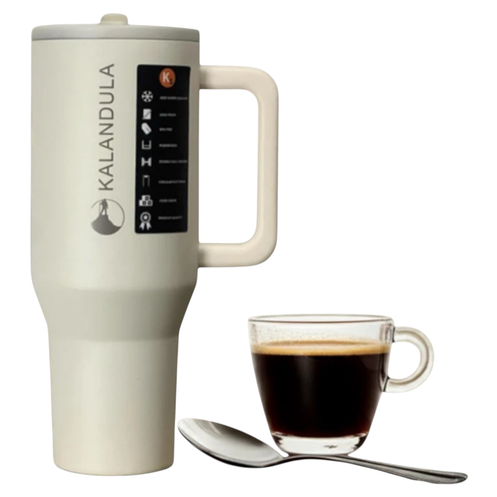 1.2+ Kalandula Steel Tumbler 1.2L Leakproof Cup Hot Cold Drinks