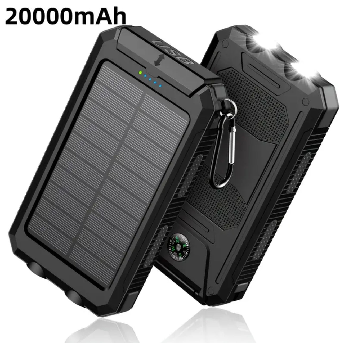 kalandula steel 20000mAh Solar Power Bank