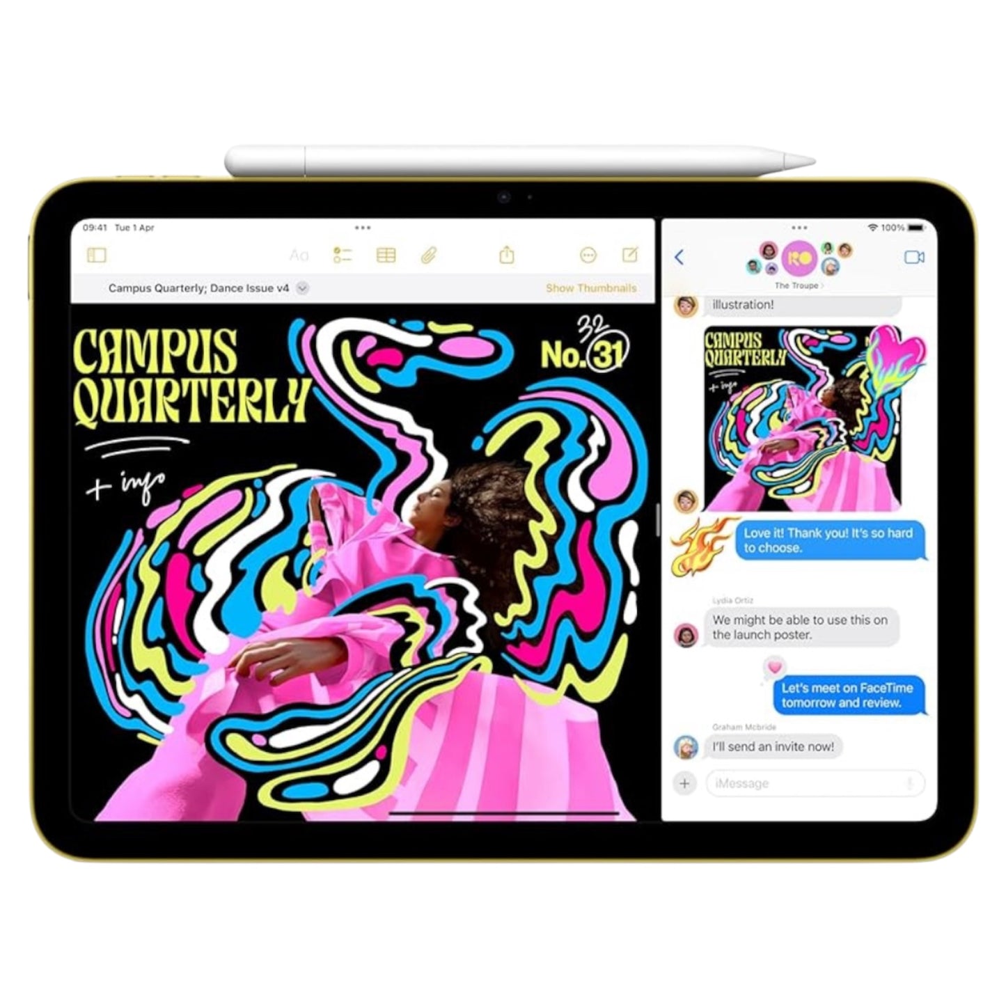 Apple iPad 11-A16 chip, 11-inch Display 128GB Battery Life