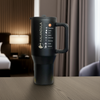 Gobelet à paille rabattable en acier Kalandula 1,2 L, tasse anti-fuite pour boissons chaudes et froides