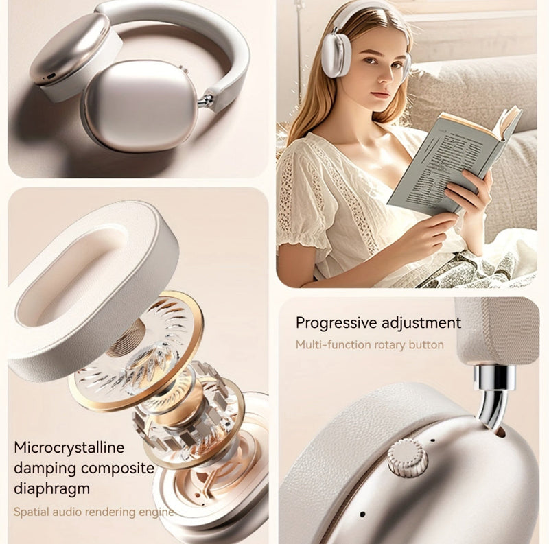 Casque HiFi pliable sans fil B45 à réduction de bruit