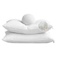 Stripe Hotel Quality Pillows  Side Sleeper Bounce Back Bed Pillows