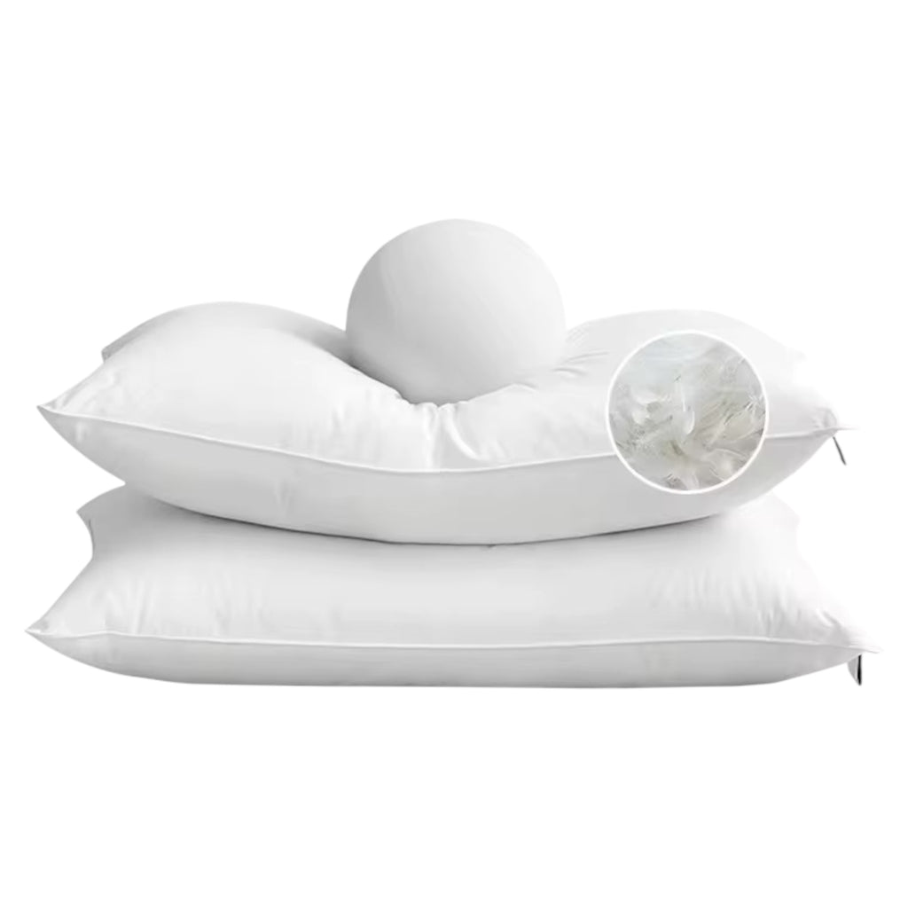 Oreillers Stripe de qualité hôtelière, oreillers de lit à rebond latéral pour dormeurs latéraux 