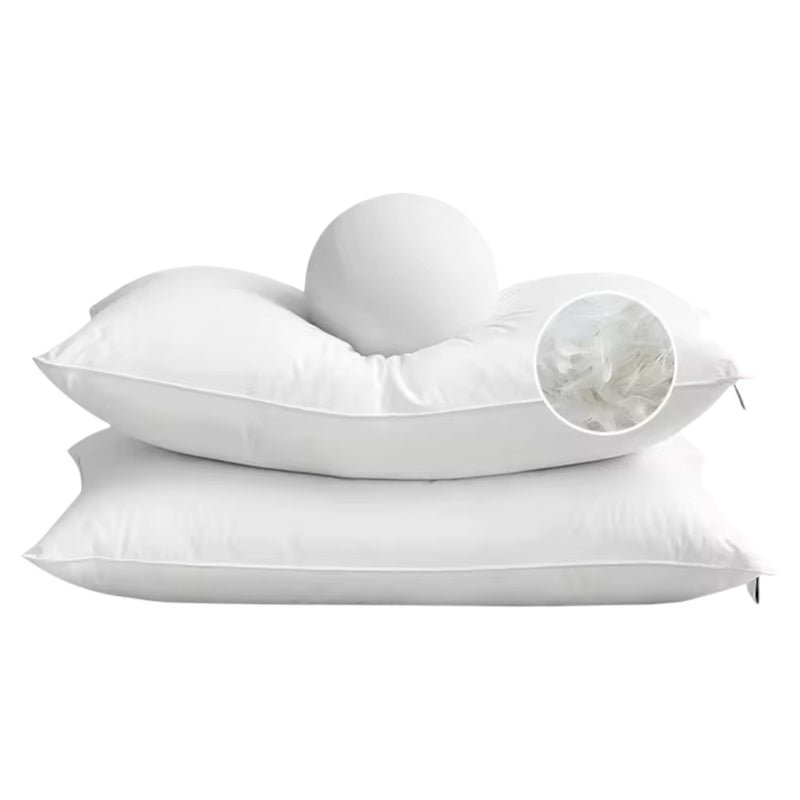 Oreillers Stripe de qualité hôtelière, oreillers de lit à rebond latéral pour dormeurs latéraux 