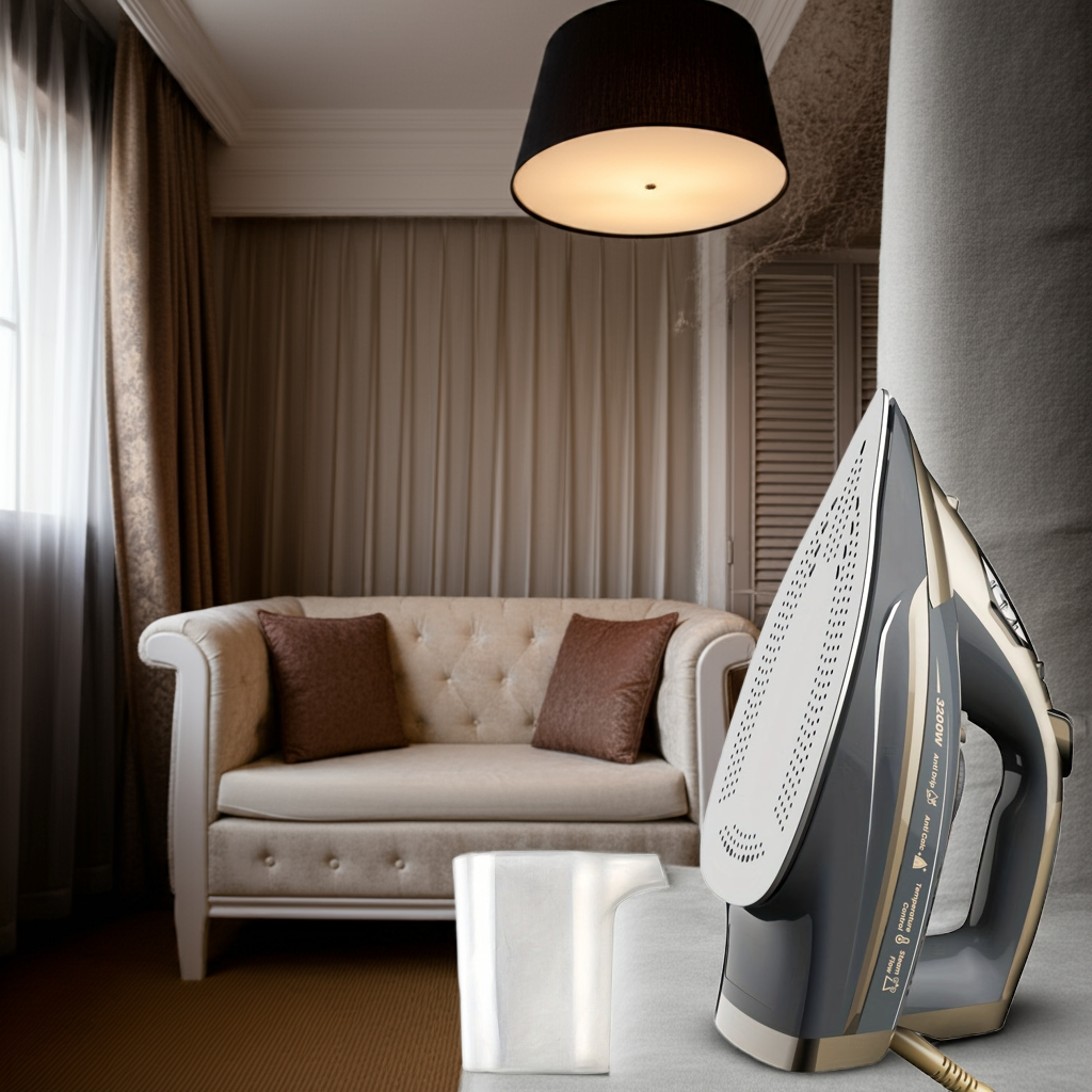 1.3F SUPERLEX 3200W Steam Iron  Powerful Ceramic Soleplate  Auto Shutoff  Fast Heating