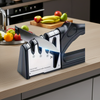 Kalandula steel Knife Sharpener with 4 in 1