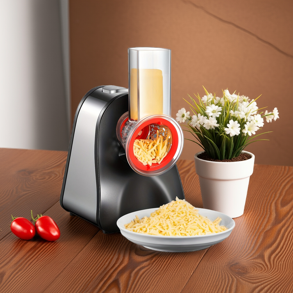 4-in-1Kalandula Steel Electric Cheese Grater Salad Shooter