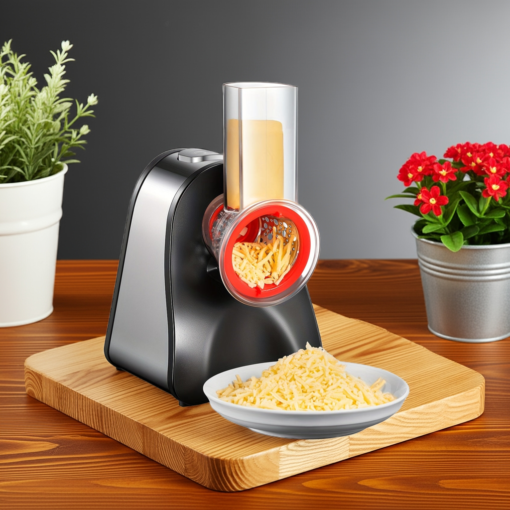 4-in-1Kalandula Steel Electric Cheese Grater Salad Shooter