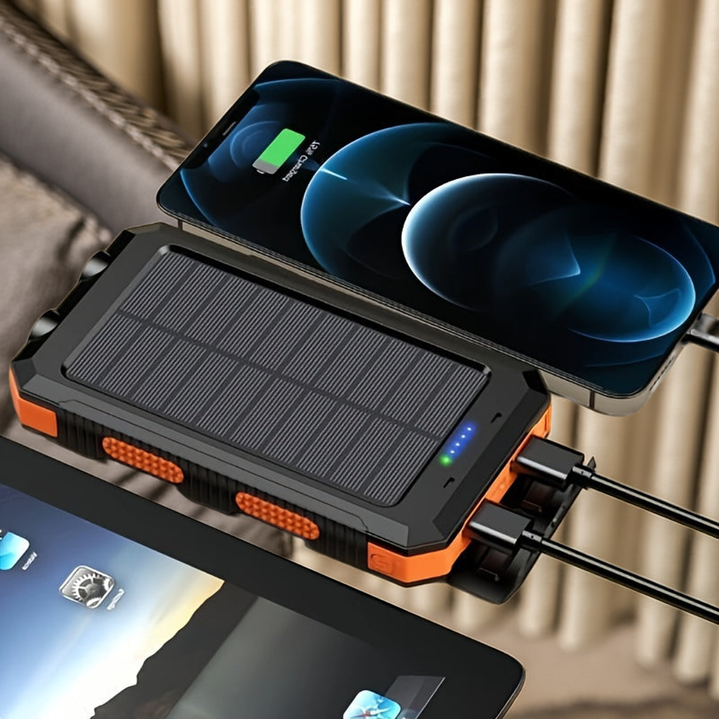 kalandula steel 20000mAh Solar Power Bank