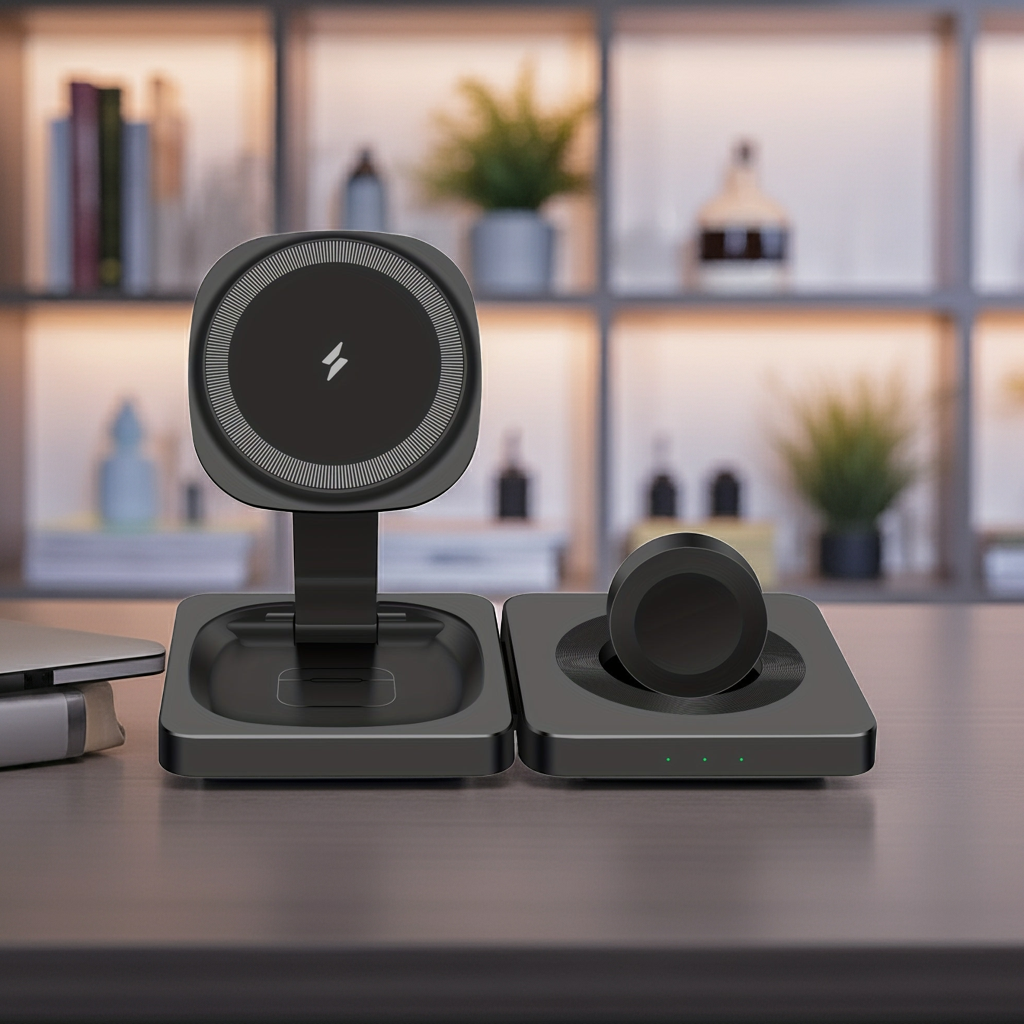 kalandula steel 3in1 Foldable Wireless Charger/ iPhone