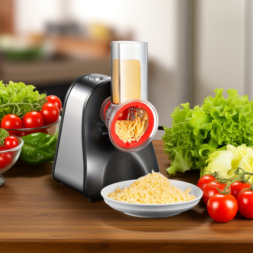 4-in-1Kalandula Steel Electric Cheese Grater Salad Shooter