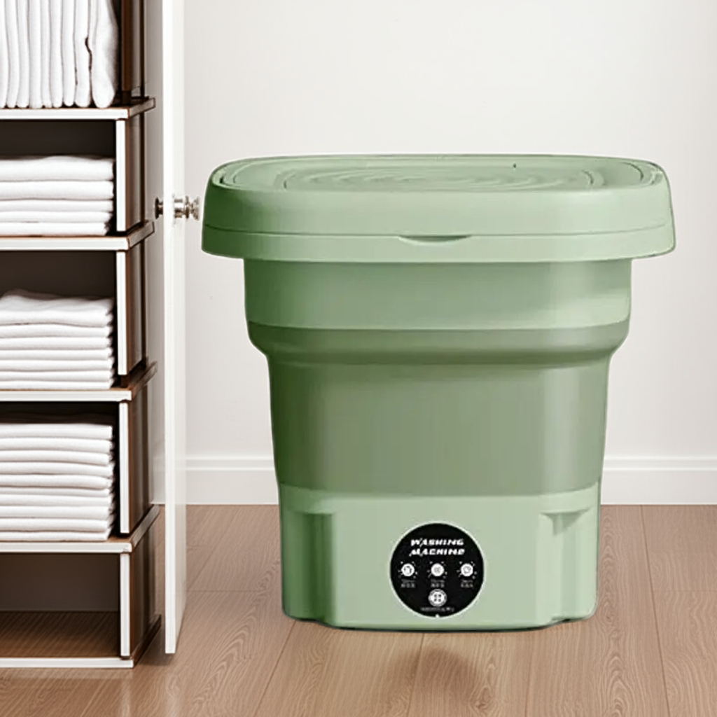 1k Mini Portable Laundry Washing Machine Green