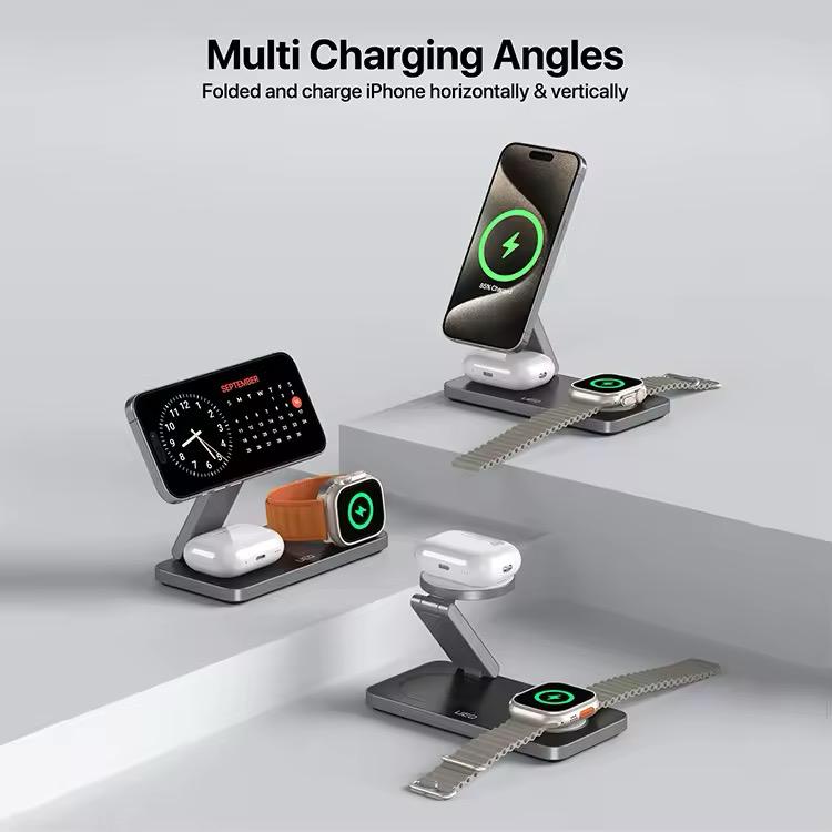 Kalandula Steel 3in1 Wireless Charging Station iPhone 16-12
