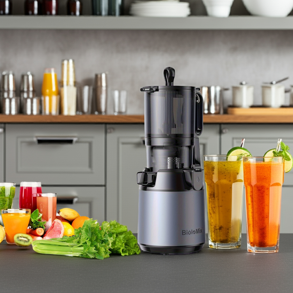 130 M Juicer Maker Machine with 130mm Extra Large Feed Chute BioloMix 250W