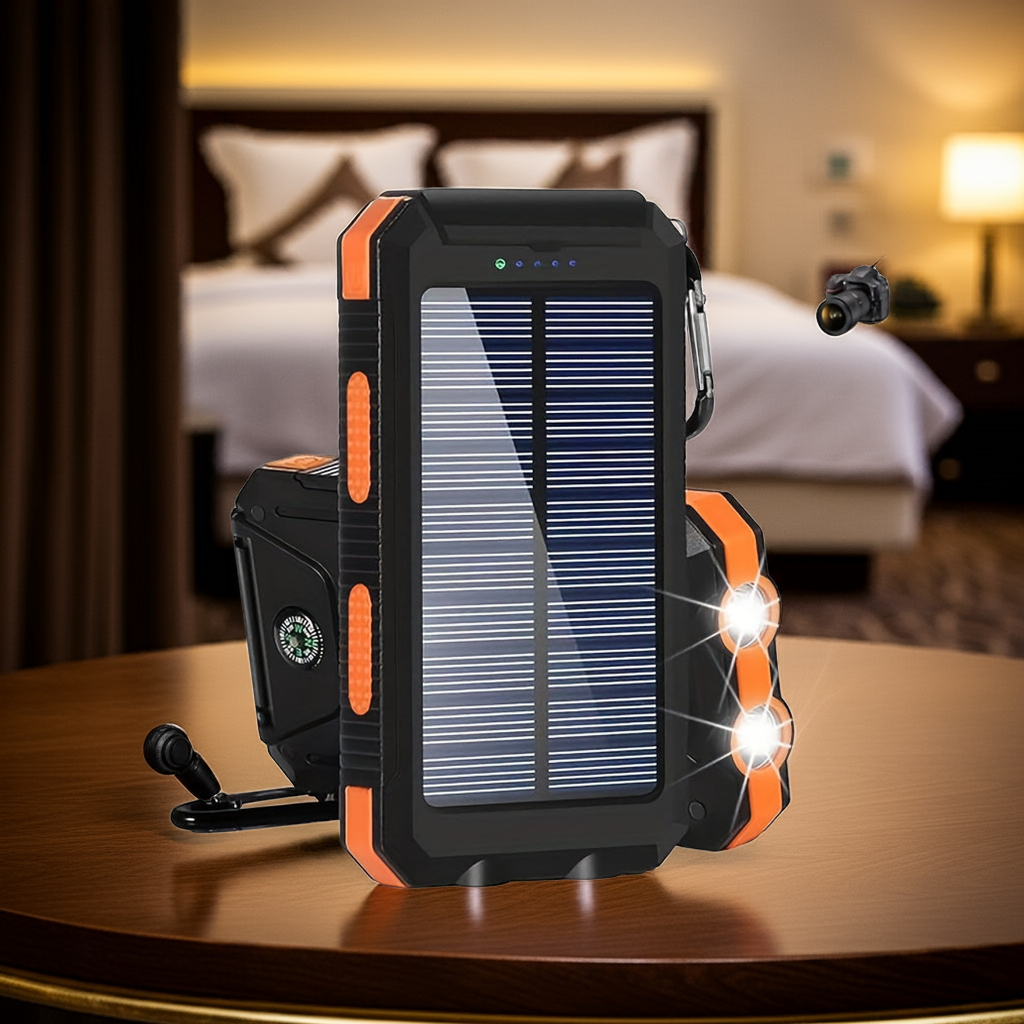 kalandula steel 20000mAh Solar Power Bank