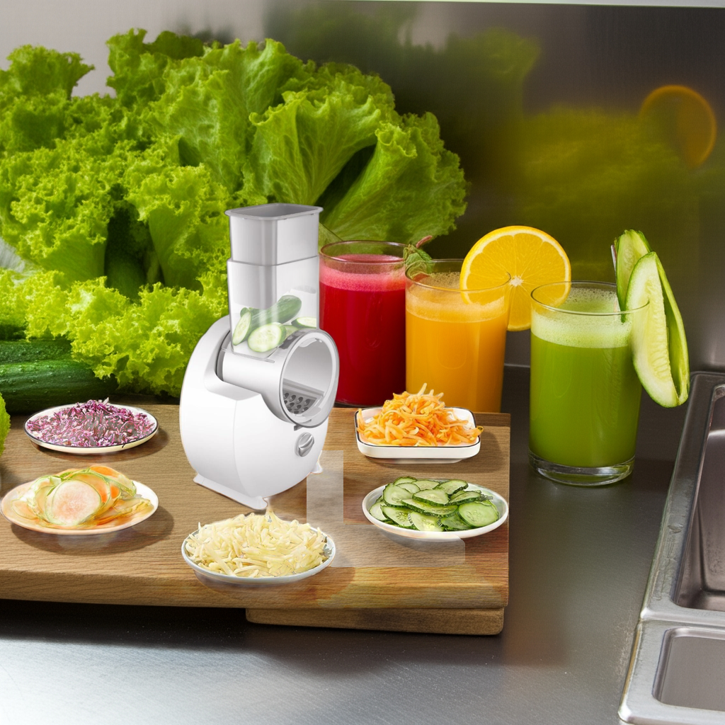 Electric Cheese Grater, Rotary Grater Vegetables & Fruits